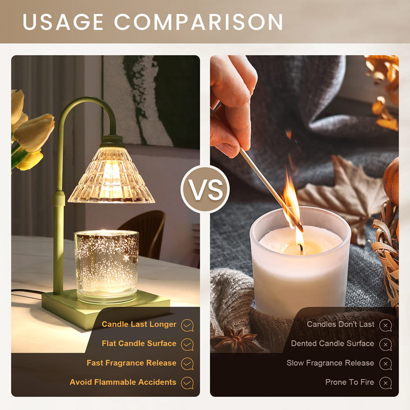 adjustable candle warmer