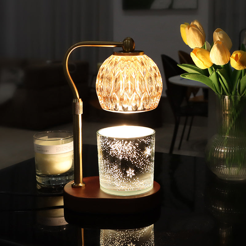 MAKYTWOW Vintage Dimmable Candle Warmer Lamp With Timer